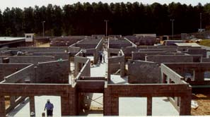 Inmate dorm construction at NC Correctional Institution for Women