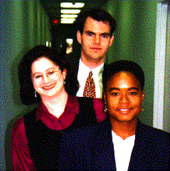 Sandy Pearce, Doug Holbrook, Nicole Sullivan (L to R)