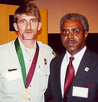 BRIDGE officer Jeffrey Clark and Correction Secretary Theodis Beck 