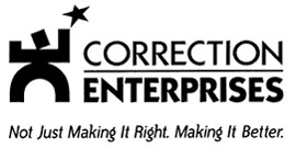 Correction Enterprises logo - Not just making it right. Making it better.