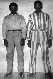 Striped prison uniforms