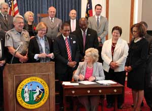 Justice Reinvestment bill signing
